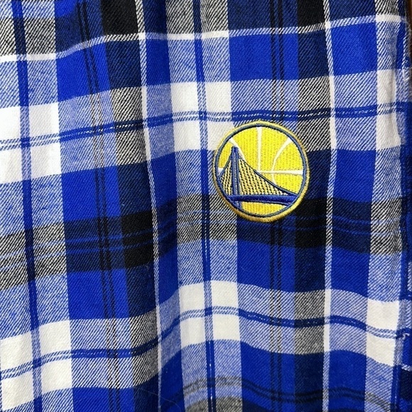 Golden State Warriors Lounge Pajama Pants Flannel Size Large - Picture 4 of 6